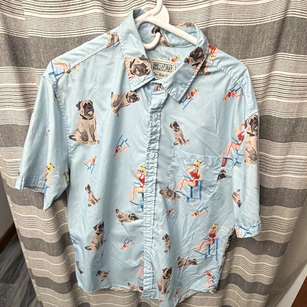 RSVLTS Size L- Wendy Peffercorn & The Beast Button Down Shirt
